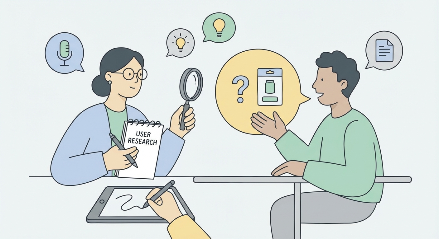 Customer Interview Process Illustration