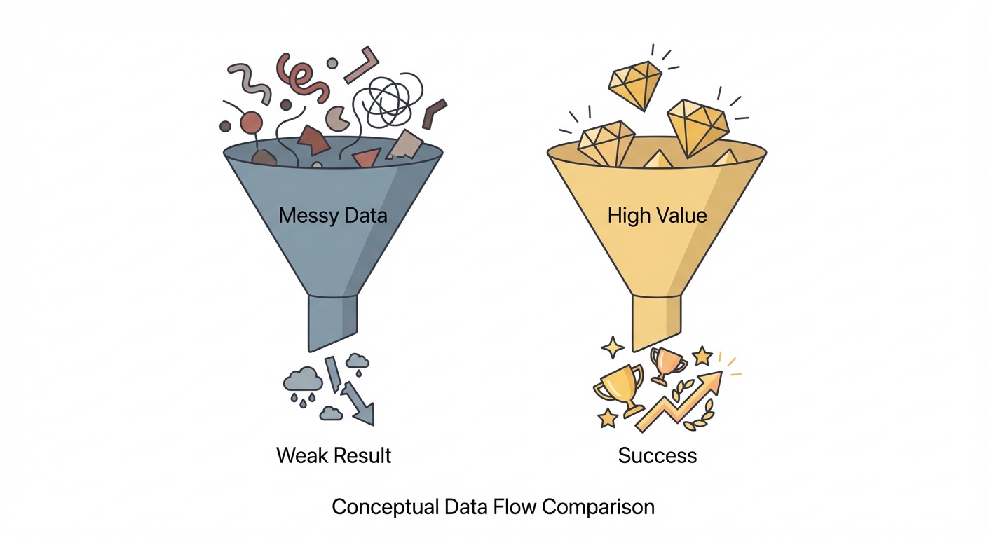 Concept Illustration - Data Funnel