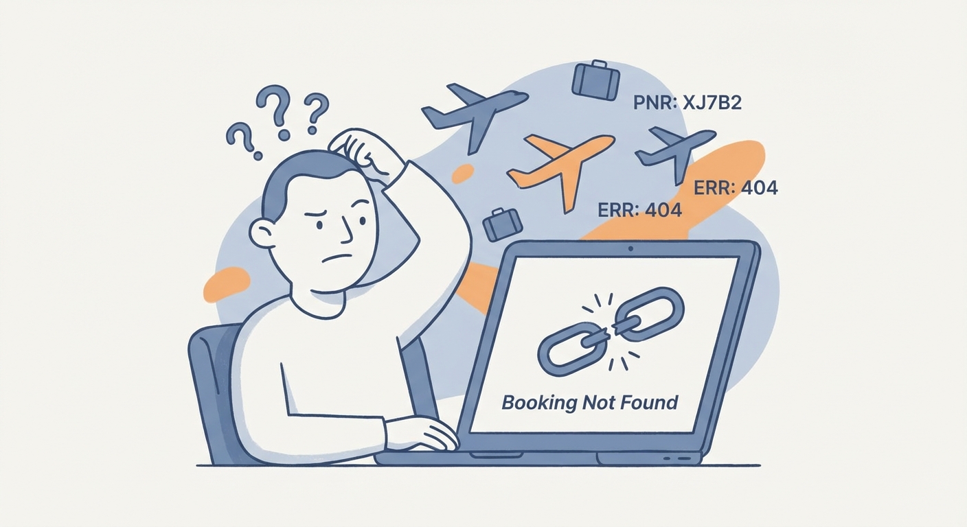 Can't add booking on airline website using the air...