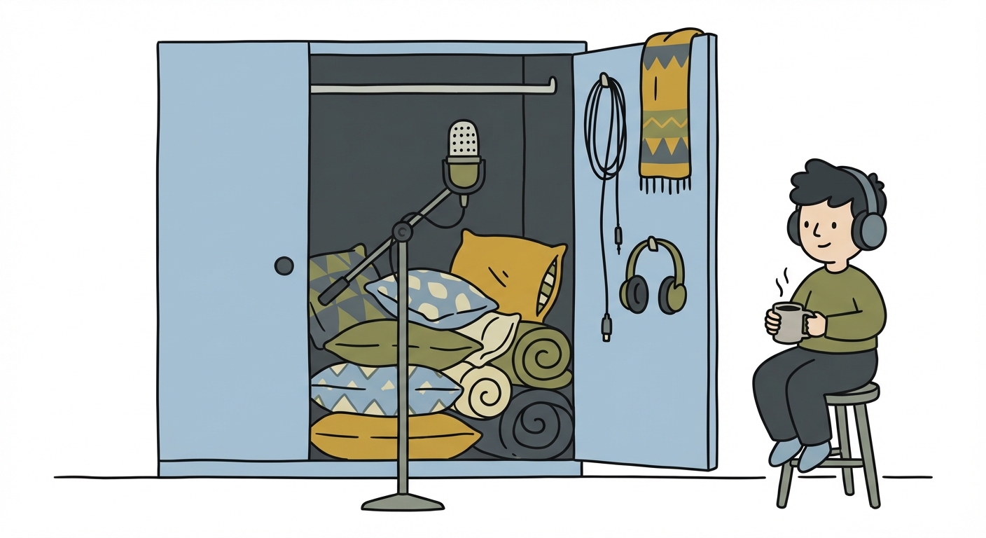 DIY Home Studio Illustration