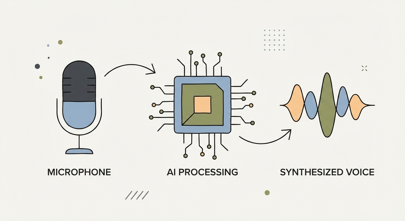Voice Cloning Process Flowchart