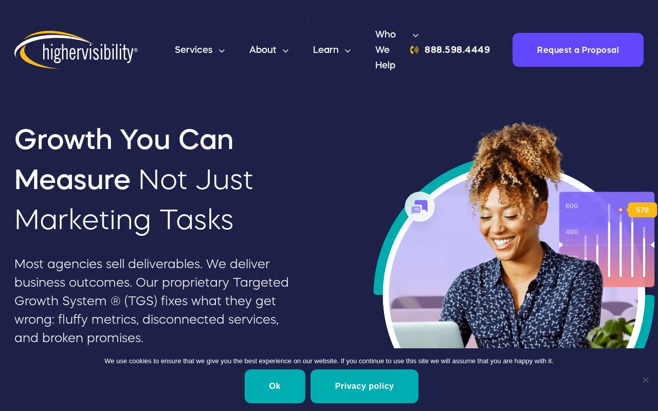 Screenshot of HigherVisibility